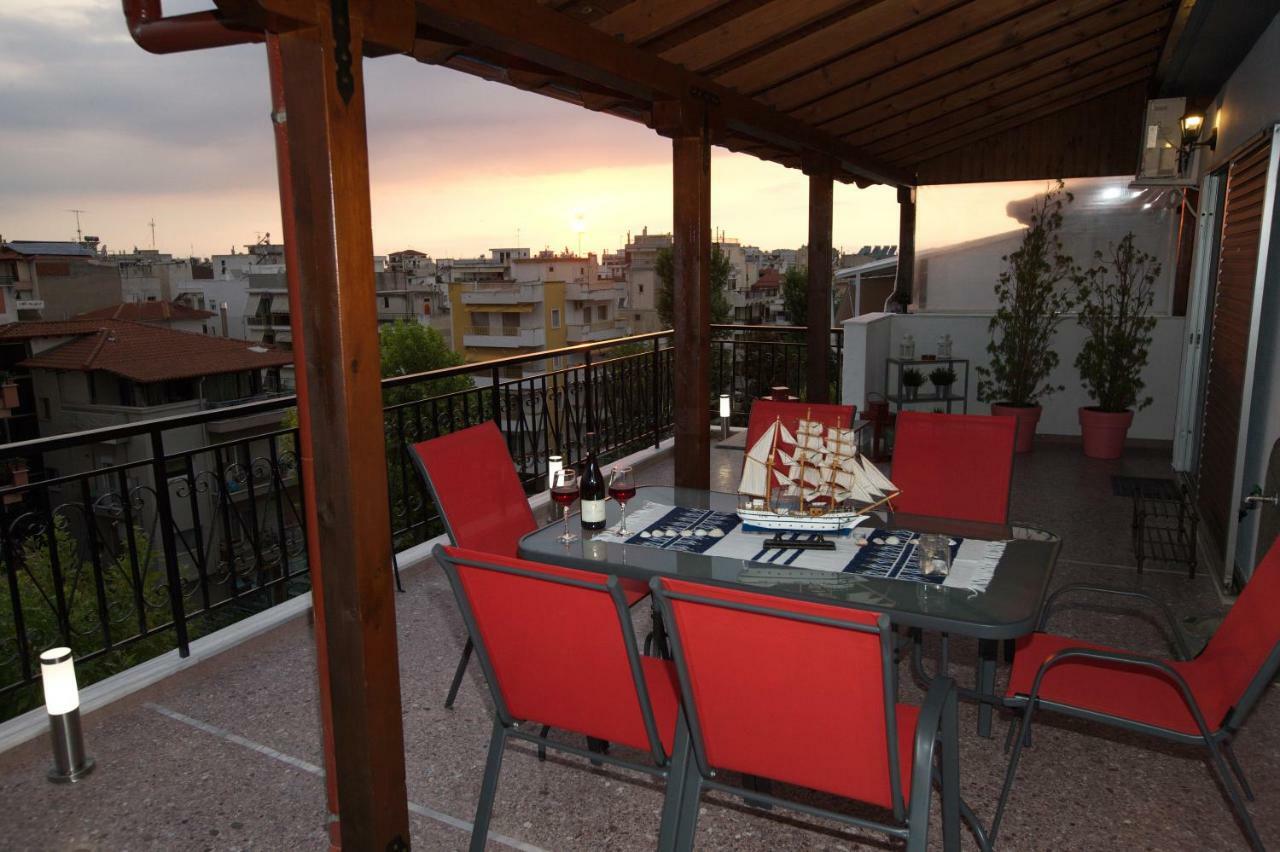 Ferienwohnung Amazing Loft Skyview Thessaloniki Exterior foto
