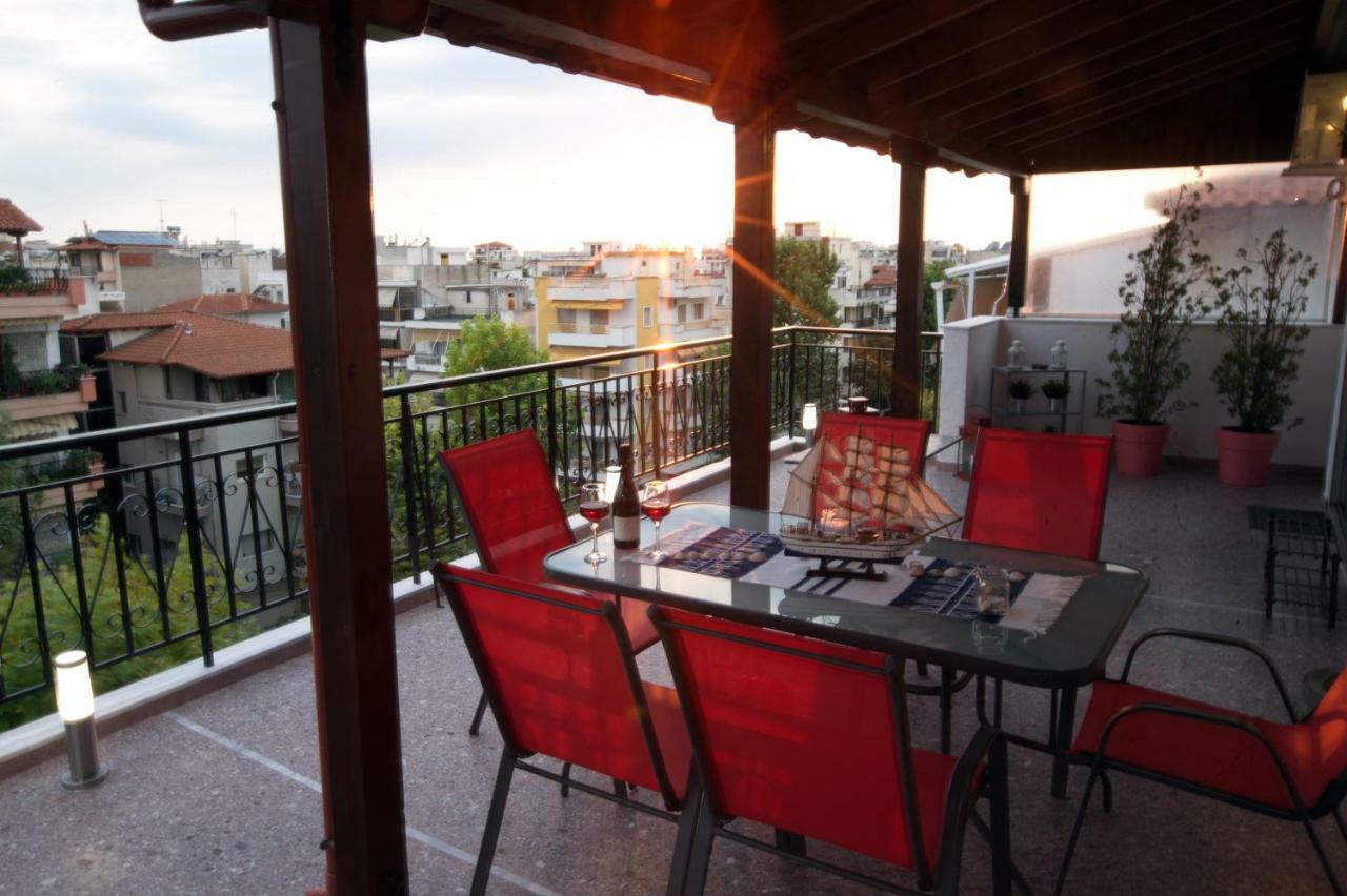 Ferienwohnung Amazing Loft Skyview Thessaloniki Exterior foto