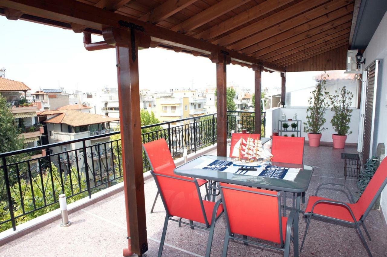 Ferienwohnung Amazing Loft Skyview Thessaloniki Exterior foto